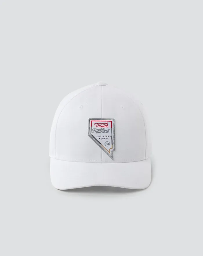 Accessories Fitted TravisMathew INTERSTATE 15 FITTED HAT White
