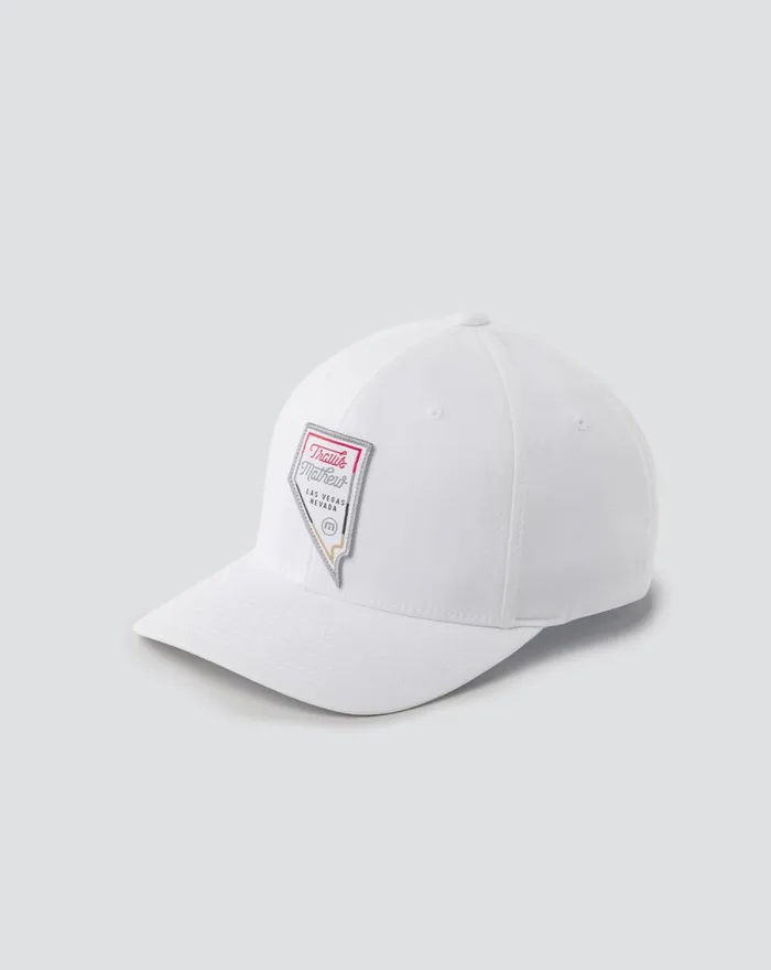 Accessories Fitted TravisMathew INTERSTATE 15 FITTED HAT White