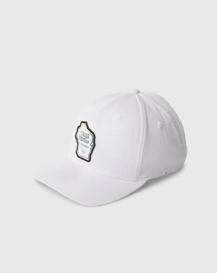 Accessories Fitted TravisMathew PAVILION FITTED HAT White