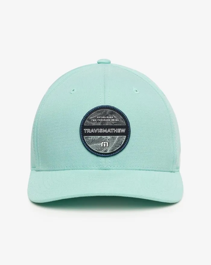 Accessories Fitted TravisMathew PUERTO VALLARTA FITTED HAT Heather Turquoise