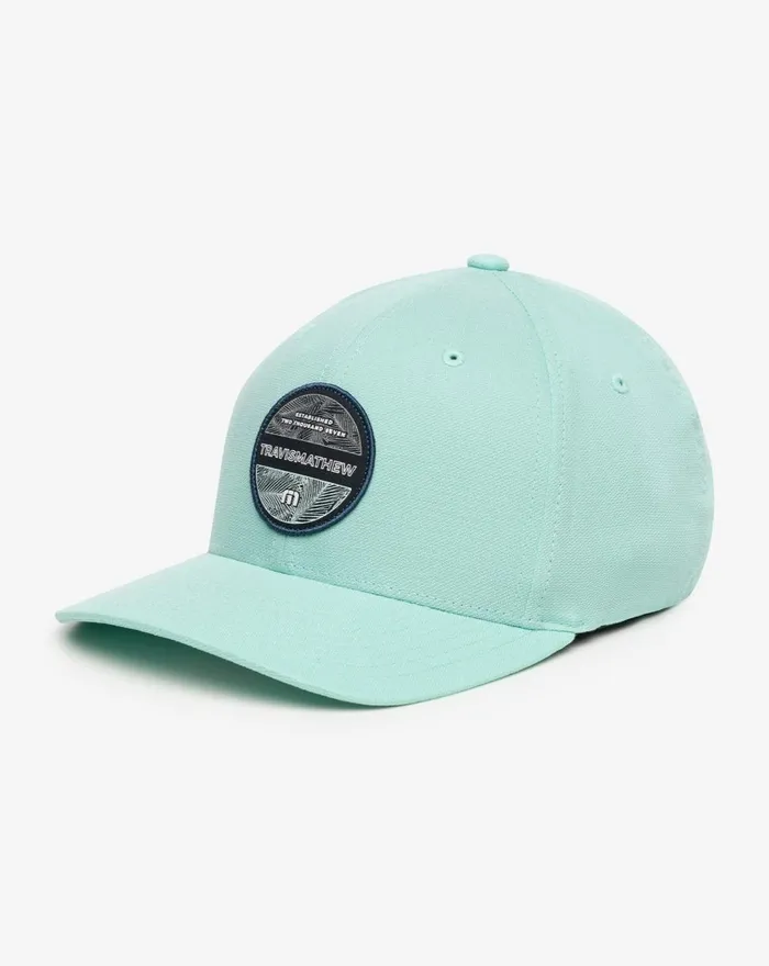 Accessories Fitted TravisMathew PUERTO VALLARTA FITTED HAT Heather Turquoise