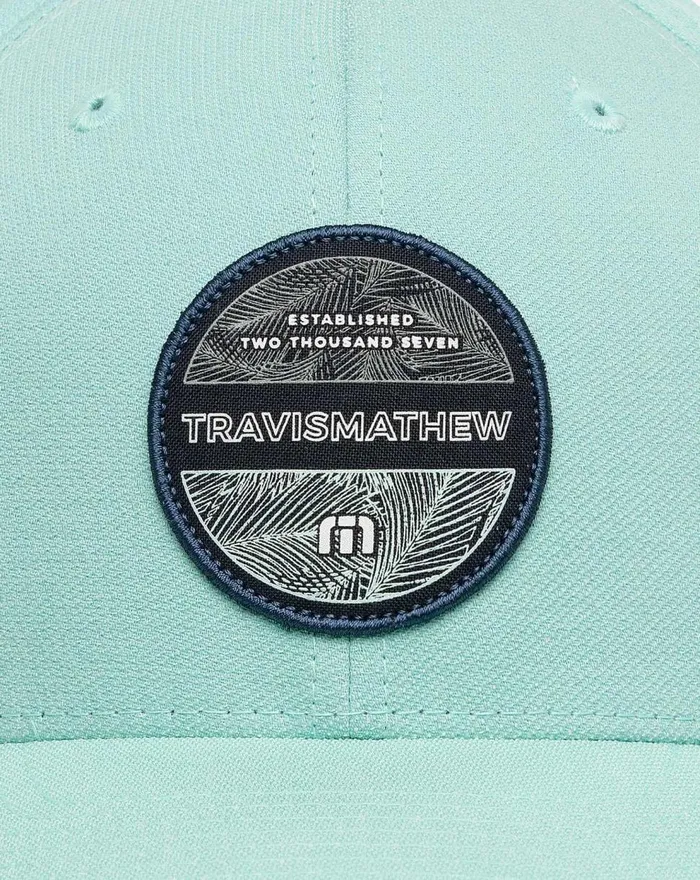 Accessories Fitted TravisMathew PUERTO VALLARTA FITTED HAT Heather Turquoise