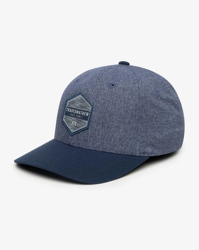 Accessories Fitted TravisMathew RAPIDO FITTED HAT Heather Peacoat