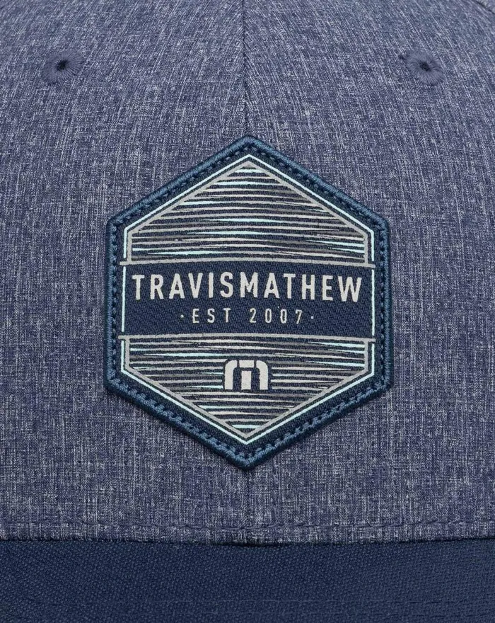 Accessories Fitted TravisMathew RAPIDO FITTED HAT Heather Peacoat