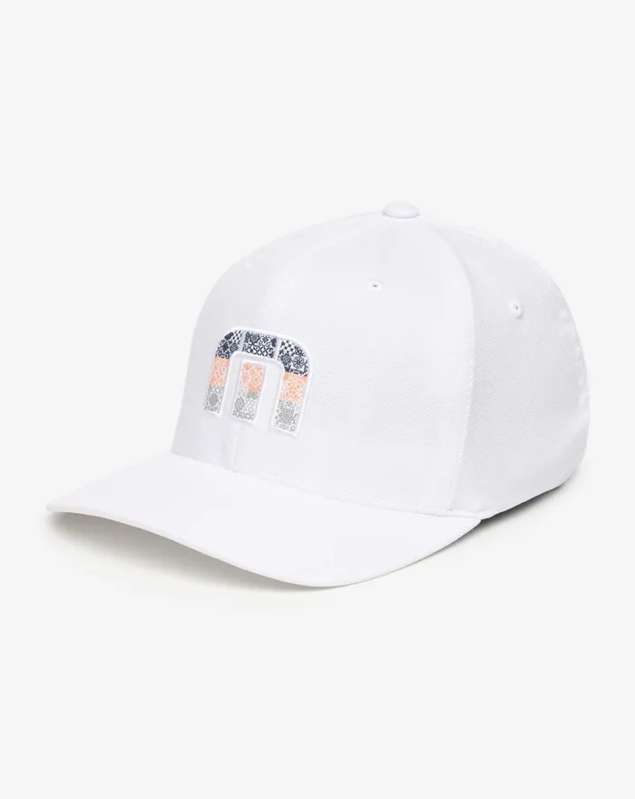 Accessories Fitted TravisMathew SWIM WITH DOLPHINS FITTED HAT White
