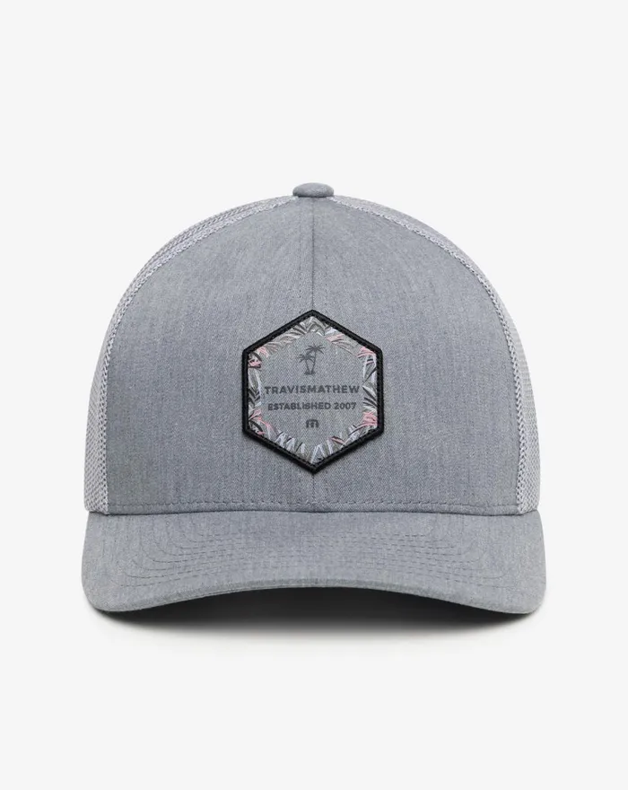 Accessories Fitted TravisMathew TACO TOUR FITTED HAT Heather Grey