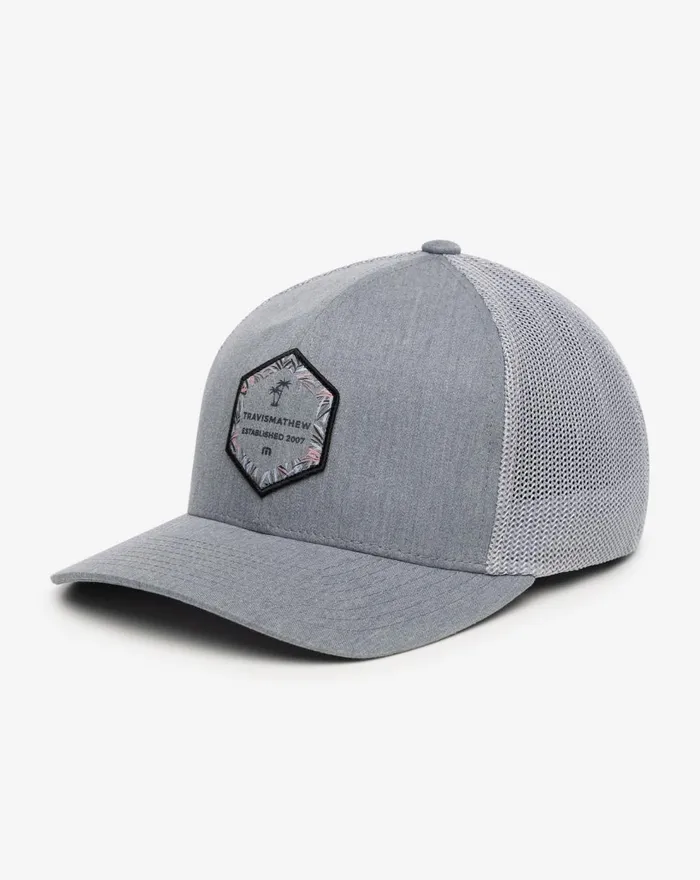 Accessories Fitted TravisMathew TACO TOUR FITTED HAT Heather Grey