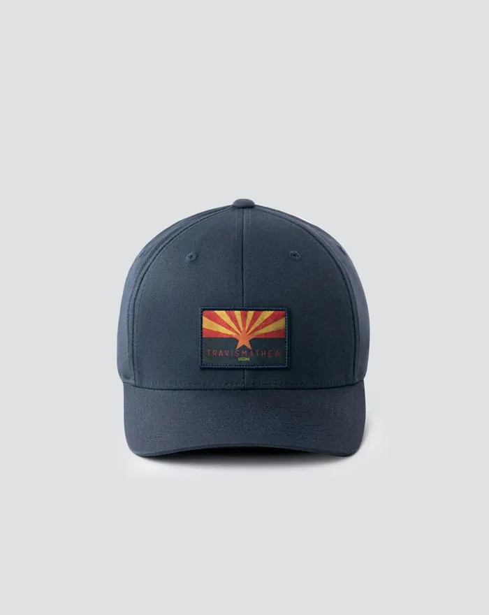 Accessories Fitted TravisMathew VALLEY OF THE SUN FITTED HAT Blue Nights