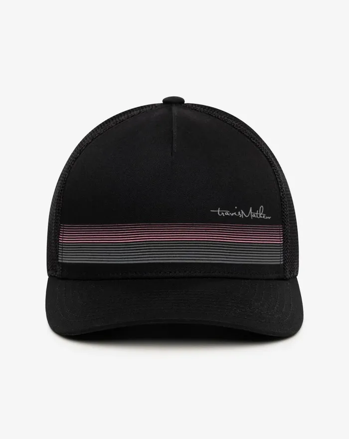 Accessories Fitted TravisMathew WINDOW SEAT FITTED HAT Black