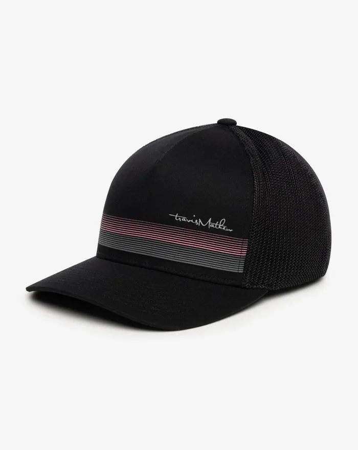 Accessories Fitted TravisMathew WINDOW SEAT FITTED HAT Black