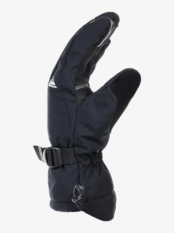 Accessories Men Quiksilver Mission Insulated SkiSnowboard Gloves True Black Accessories Men Quiksilver Mission Insulated SkiSnowboard Gloves True Black