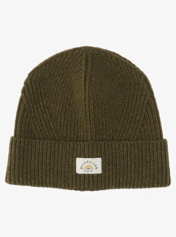 Accessories Men Quiksilver Skillsawzer Beanie Major Brown