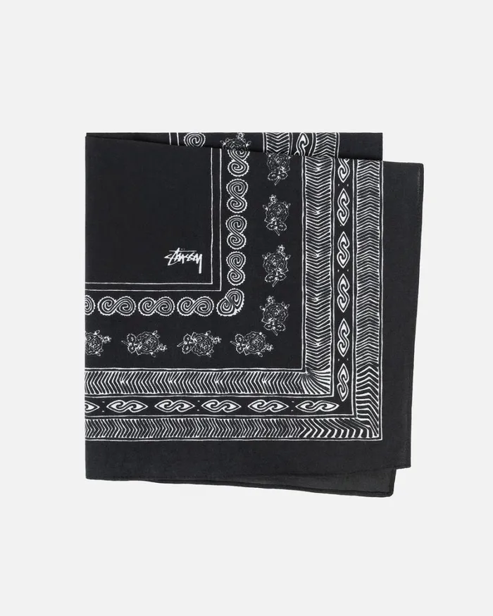 Accessories Men Stussy BANDANA Black Accessories Men Stussy BANDANA Black