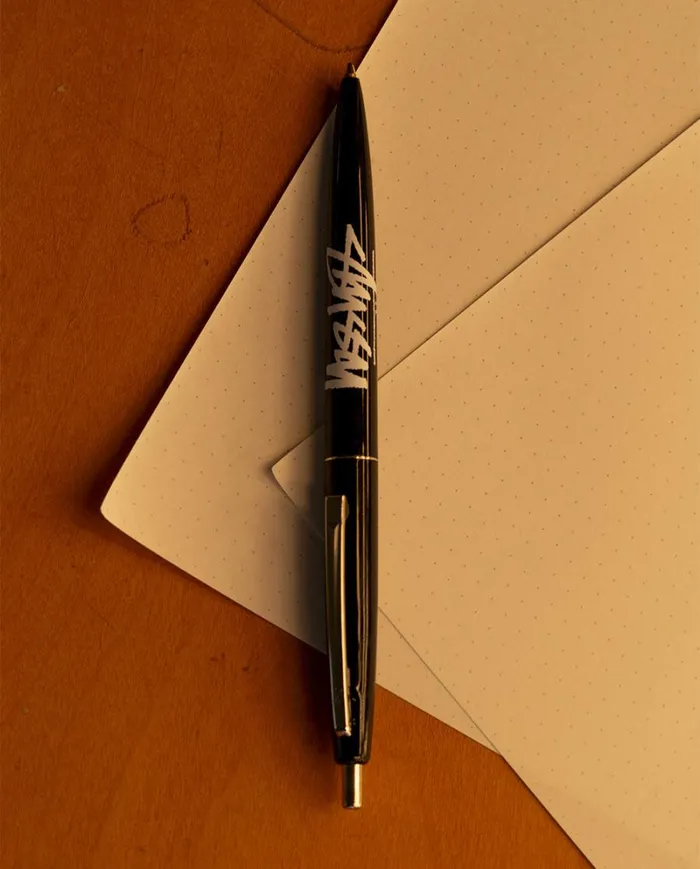 Accessories Men Stussy BIC CLIP PEN Black Accessories Men Stussy BIC CLIP PEN Black