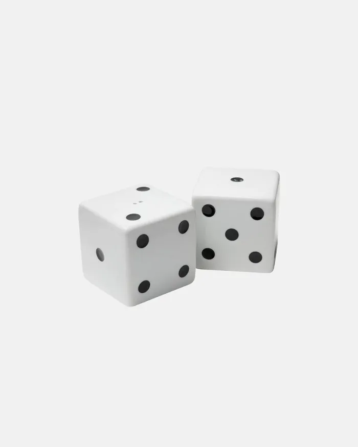 Accessories Men Stussy DICE SALT and PEPPER SHAKER White