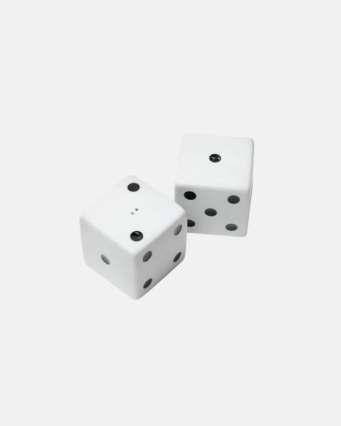 Accessories Men Stussy DICE SALT and PEPPER SHAKER White Accessories Men Stussy DICE SALT and PEPPER SHAKER White