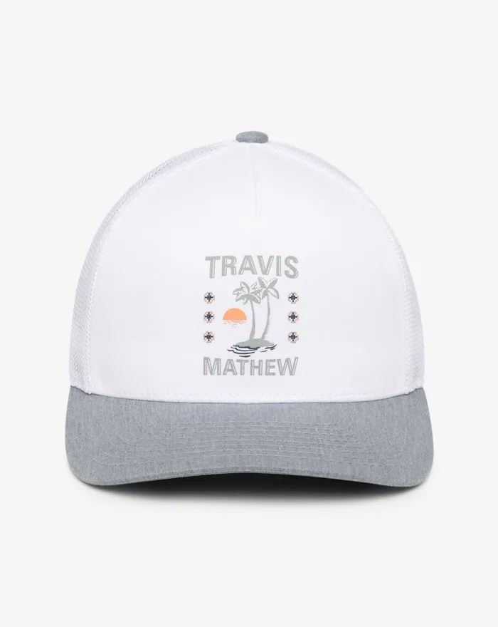 Accessories Snapbacks TravisMathew ADDRESS UNKNOWN SNAPBACK HAT White