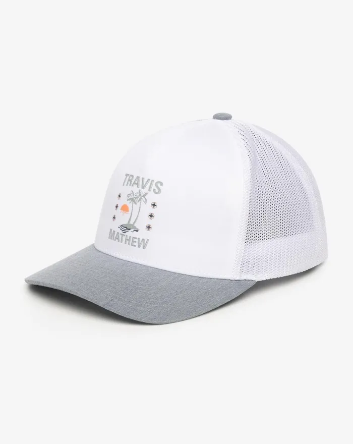 Accessories Snapbacks TravisMathew ADDRESS UNKNOWN SNAPBACK HAT White
