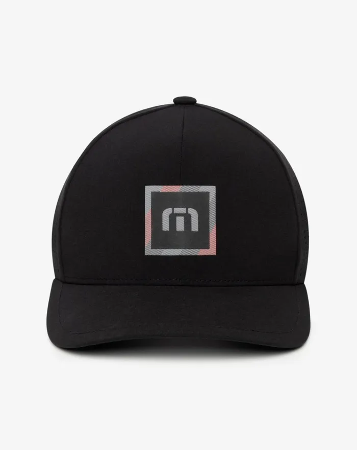 Accessories Snapbacks TravisMathew AIRFOIL HEATER TECH SNAPBACK HAT Black