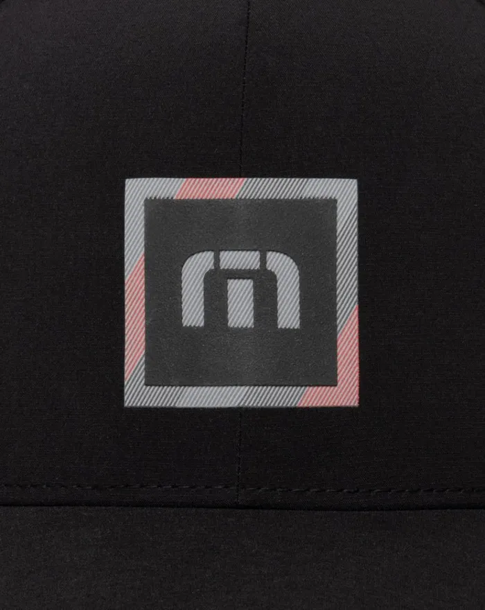 Accessories Snapbacks TravisMathew AIRFOIL HEATER TECH SNAPBACK HAT Black
