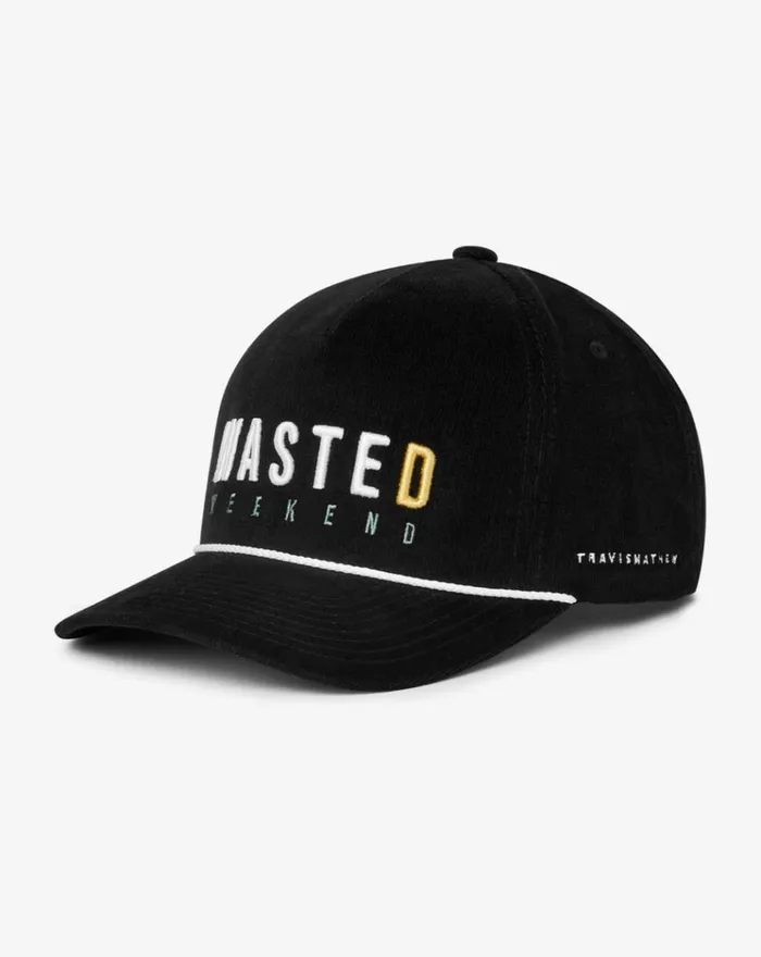 Accessories Snapbacks TravisMathew BEER HAPPY SNAPBACK HAT Black