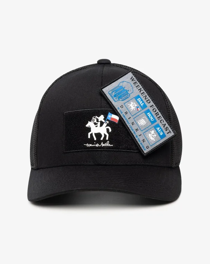 Accessories Snapbacks TravisMathew BEST BBQ SNAPBACK HAT Black