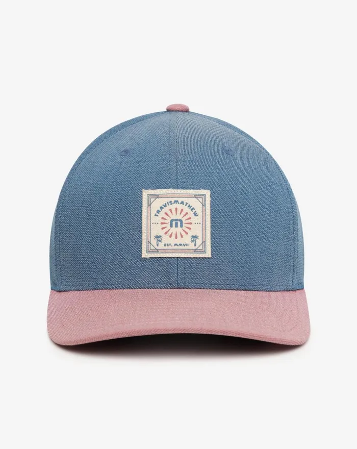 Accessories Snapbacks TravisMathew DESERT DAYS SNAPBACK HAT Heather Mid Blue Accessories Snapbacks TravisMathew DESERT DAYS SNAPBACK HAT Heather Mid Blue