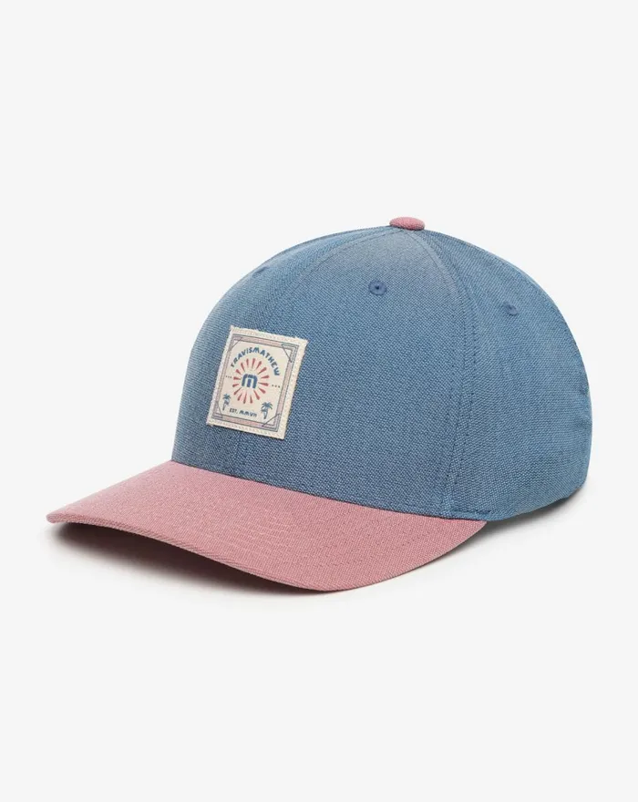 Accessories Snapbacks TravisMathew DESERT DAYS SNAPBACK HAT Heather Mid Blue