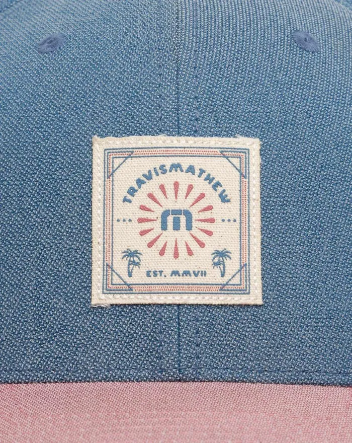 Accessories Snapbacks TravisMathew DESERT DAYS SNAPBACK HAT Heather Mid Blue