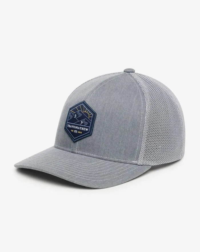 Accessories Snapbacks TravisMathew DESERT WILLOW SNAPBACK HAT Heather Grey