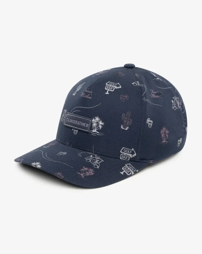 Accessories Snapbacks TravisMathew DROP IN THE OCEAN SNAPBACK HAT Total Eclipse