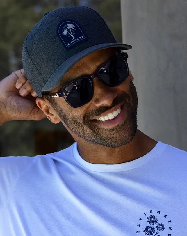 Accessories Snapbacks TravisMathew EARLY MORNING SNAPBACK HAT Heather Black