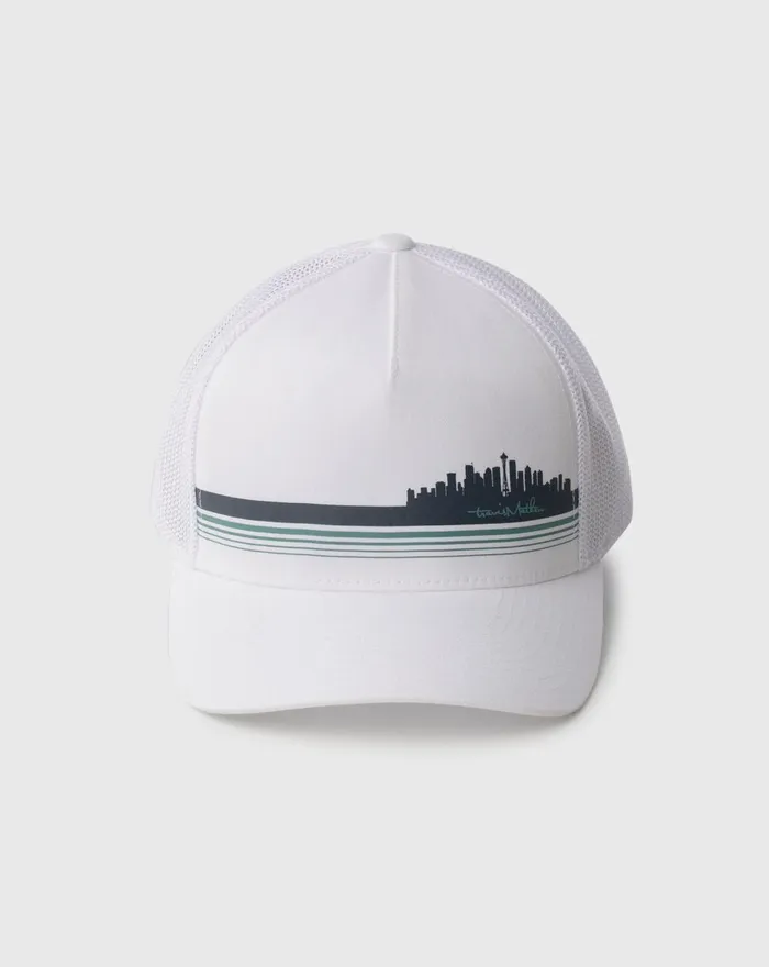 Accessories Snapbacks TravisMathew GLACIER CITY SNAPBACK HAT White