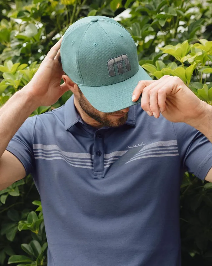Accessories Snapbacks TravisMathew LIVE BLIND SNAPBACK HAT Silver Pine