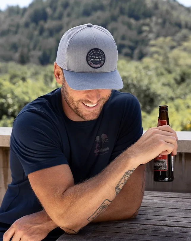 Accessories Snapbacks TravisMathew PHONE IN SNAPBACK HAT Heather Grey
