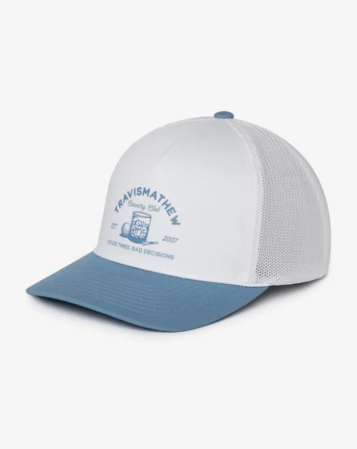 Accessories Snapbacks TravisMathew SURF WARNING SNAPBACK HAT White