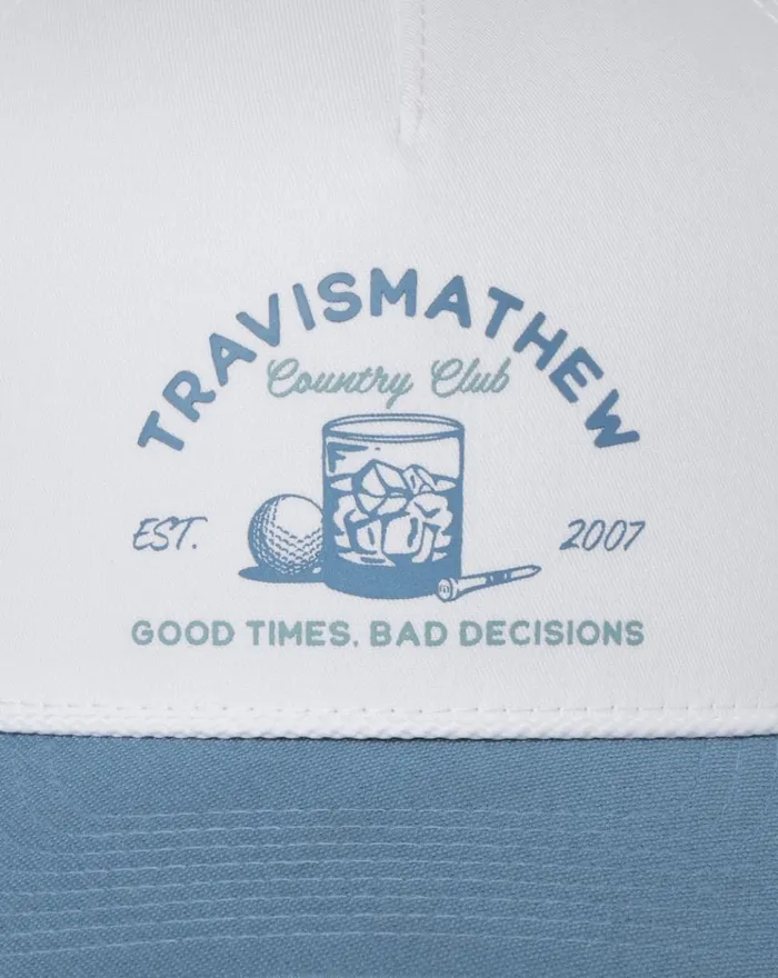 Accessories Snapbacks TravisMathew SURF WARNING SNAPBACK HAT White
