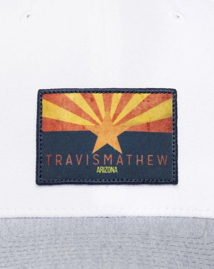 Accessories Snapbacks TravisMathew VALLEY OF THE SUN 20 SNAPBACK HAT White