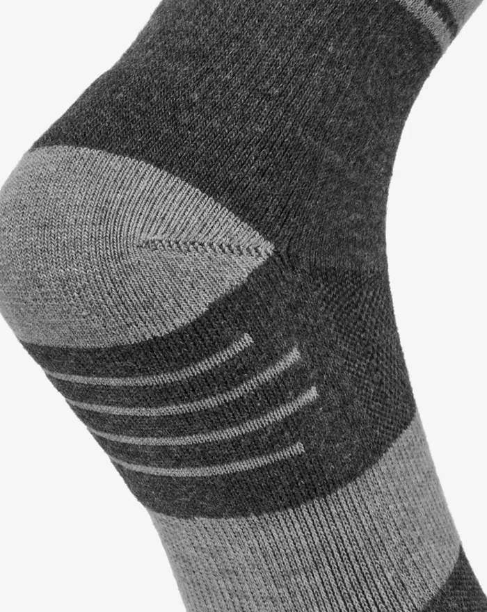 Accessories Socks TravisMathew BAJA 20 CREW SOCK Heather Grey Pinstripe