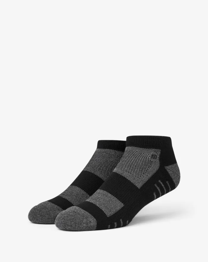 Accessories Socks TravisMathew EIGHTEENER 20 ANKLE SOCK Blackgrey
