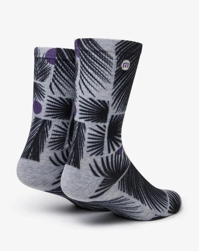 Accessories Socks TravisMathew SUNRISE SHELLS CREW SOCK Heather Sleet