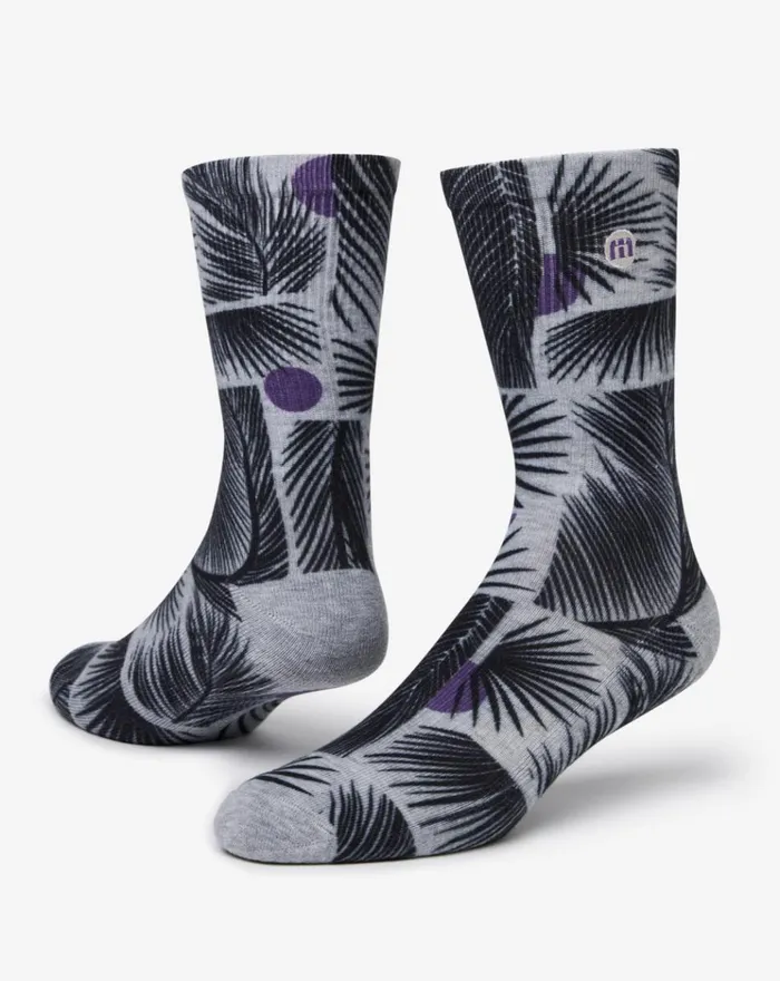 Accessories Socks TravisMathew SUNRISE SHELLS CREW SOCK Heather Sleet