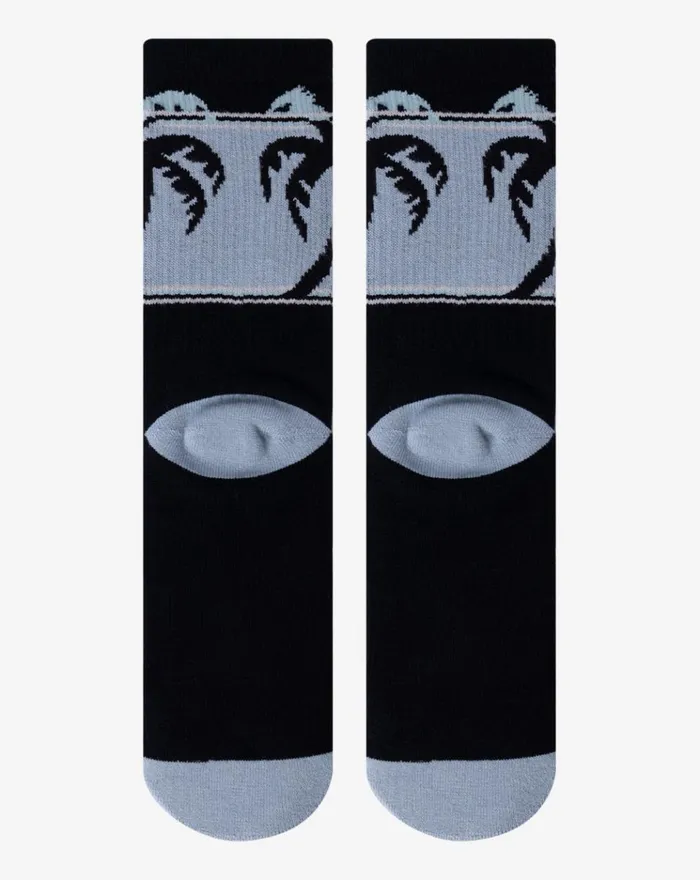Accessories Socks TravisMathew THREE MILE BEACH CREW SOCK Black