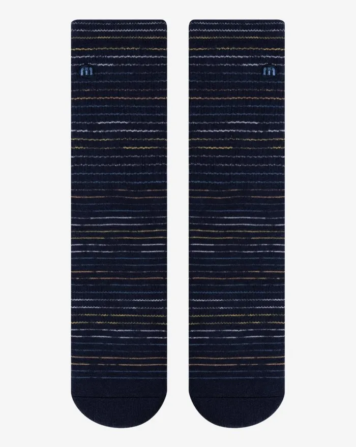 Accessories Socks TravisMathew WINDWARD COAST CREW SOCK Total Eclipse