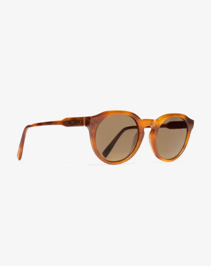 Accessories Sunglasses TravisMathew BANDON SUNGLASSES Light Tort Bronze Polar