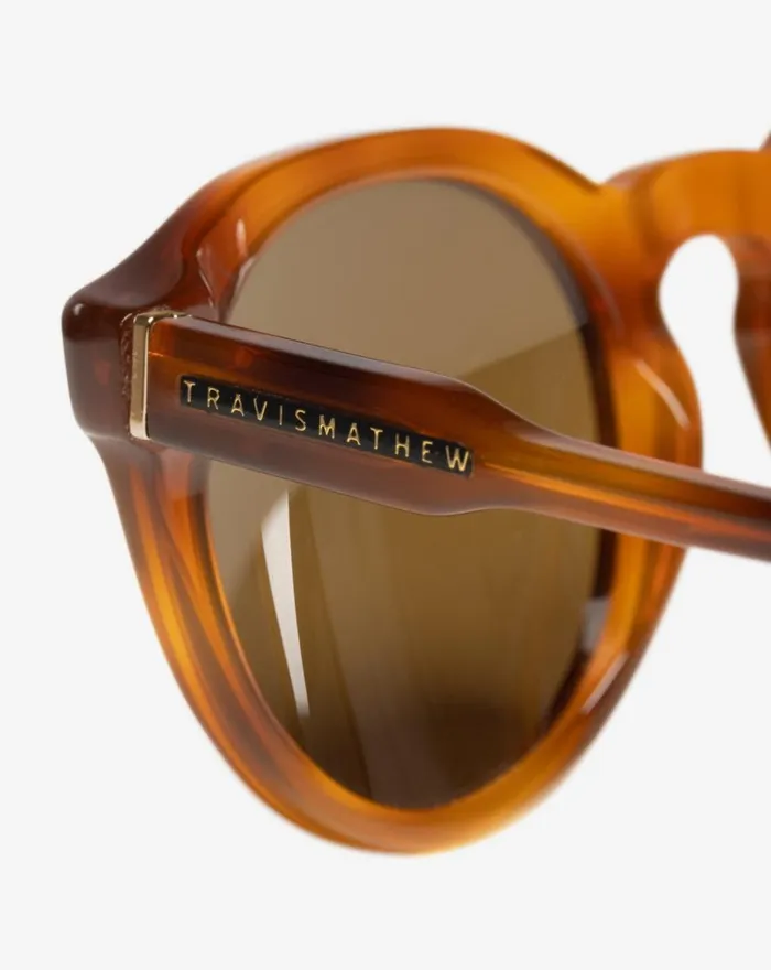 Accessories Sunglasses TravisMathew BANDON SUNGLASSES Light Tort Bronze Polar