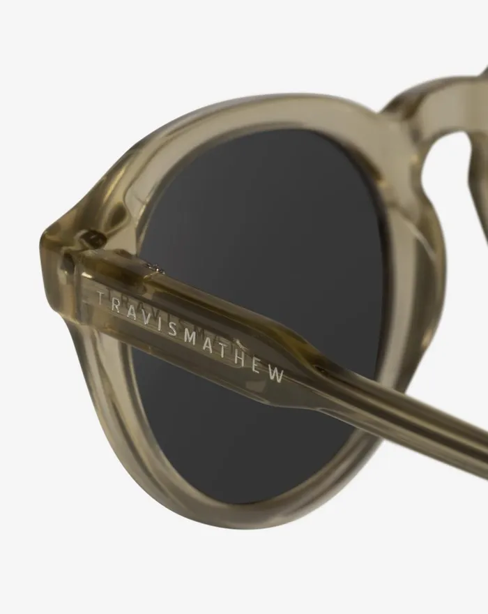 Accessories Sunglasses TravisMathew BANDON SUNGLASSES Trans Off Crystal Grey Polar