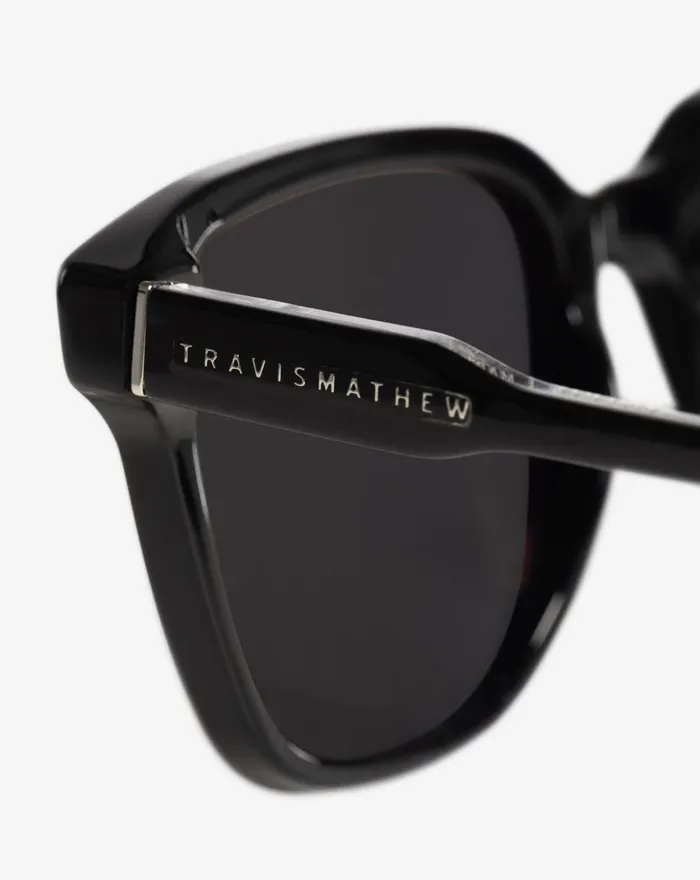 Accessories Sunglasses TravisMathew OFFDAZE SUNGLASSES Black Crystalgrey Polar