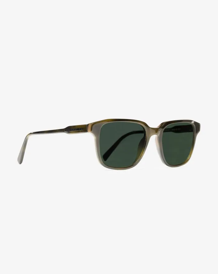 Accessories Sunglasses TravisMathew OFFDAZE SUNGLASSES Light Brindle Tort Green Polar