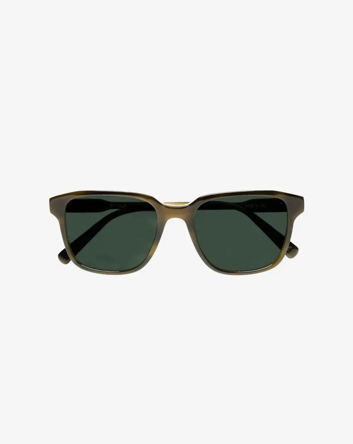 Accessories Sunglasses TravisMathew OFFDAZE SUNGLASSES Light Brindle Tort Green Polar